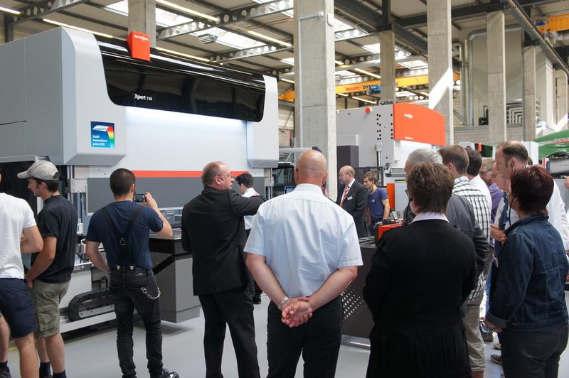 Impressionen von der Hausmesse bei Bystronic. (Bild: Meister)