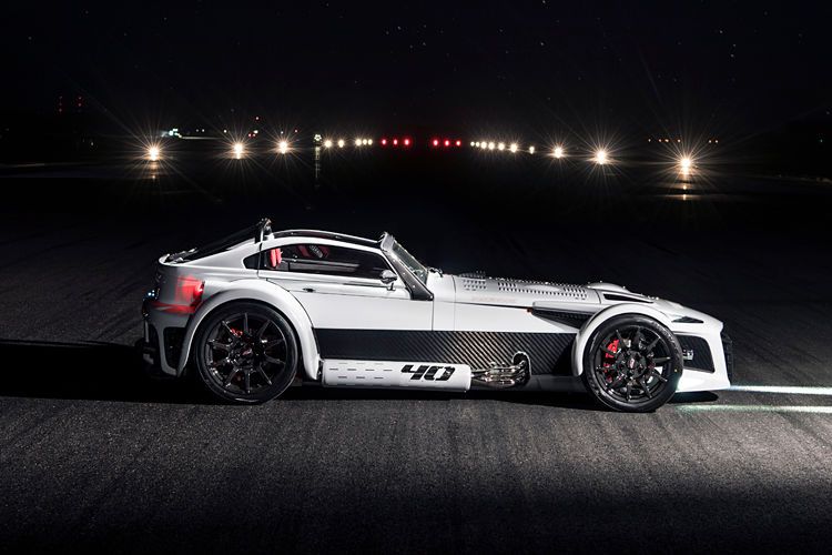 Der Renner basiert auf dem GTO-RS und trägt den gleichen Fünfzylinder-Turbo unter der Haube. (Bild: Donkervoort )