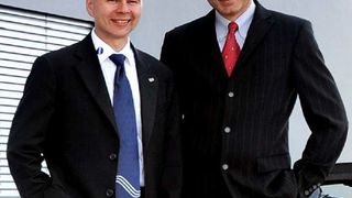 Kaco-Geschäftsführer Ralf Hofmann und Ralf Klenk (v.l.n.r.).  (Bild: Kaco New Energy)