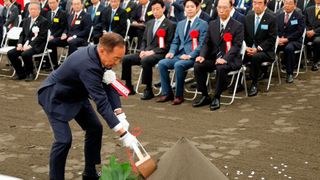 The first groundbreaking for the Rapidus facility in Chitose City was done in September 2023. (Image:Rapidus)
