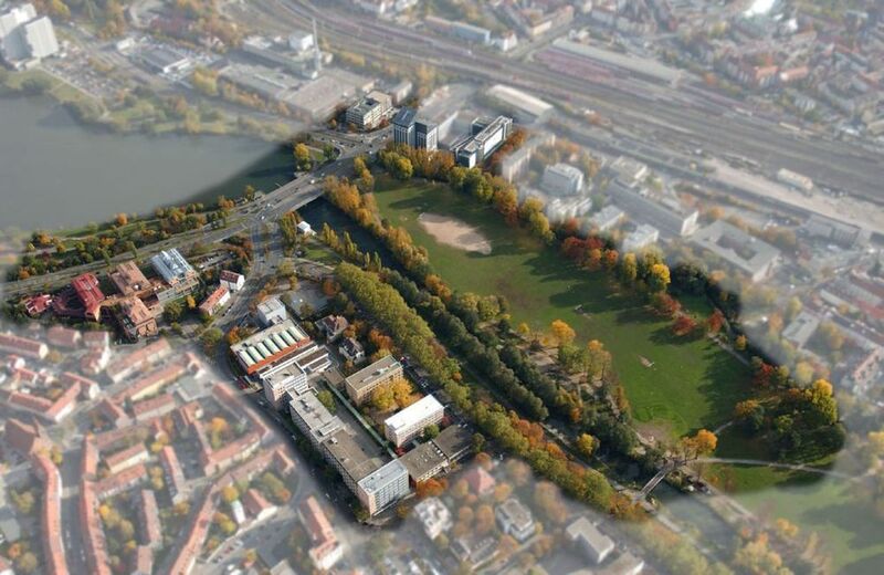 Luftaufnahme des Campus an der FH Nürnberg.  (Bild: FH Nürnberg)