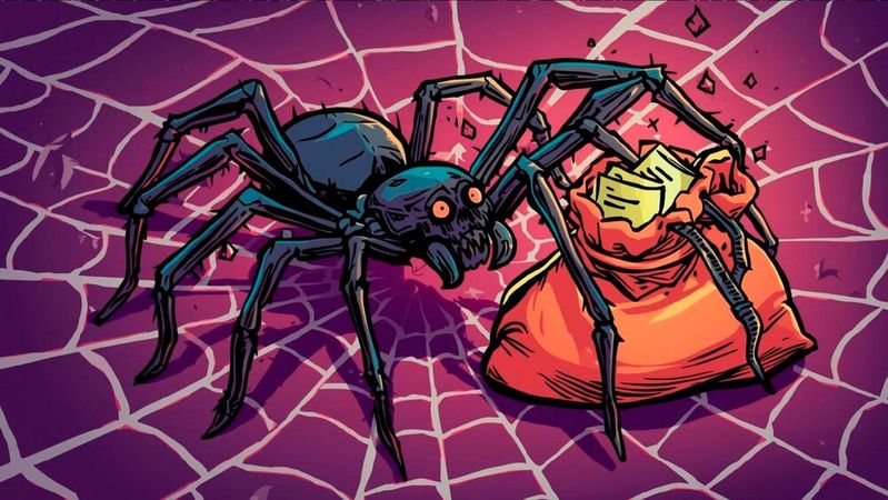 Das Darknet ist wie ein weitverzweigtes Spinnennetz, das tief unter der Oberfläche des Internets lauert. In den schattigen Ecken und dunklen Fäden verbergen sich krumme Geschäfte und gefährliche Kontakte.(Bild:  Canva / KI-generiert)