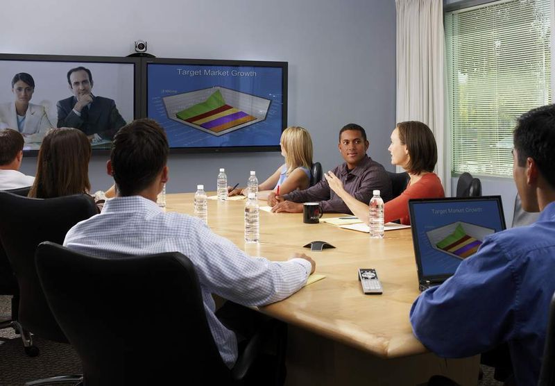 Durch die Management-Software können große Telepresence-Systeme und Desktop-Applikationen gemeinsam eingesetzt werden. (Archiv: Vogel Business Media)