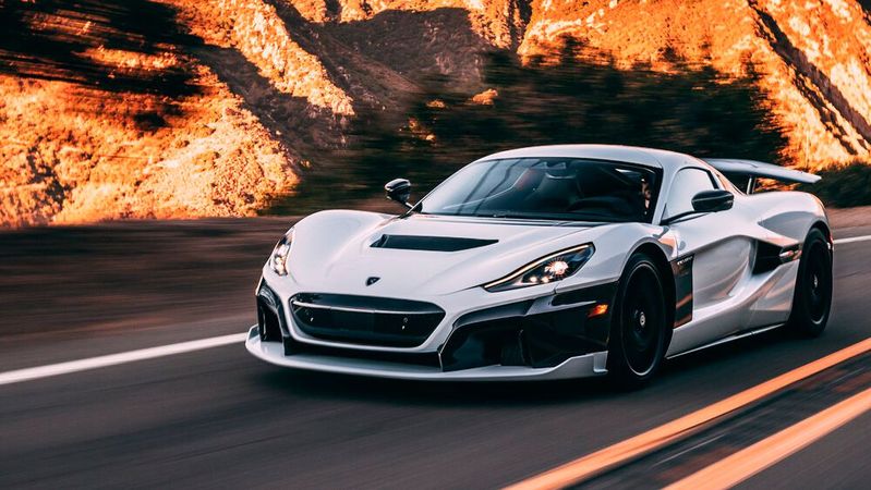 Rimac Nevera: In unter zwei Sekunden von 0 auf 100 km/h.(Bild:  Rimac)