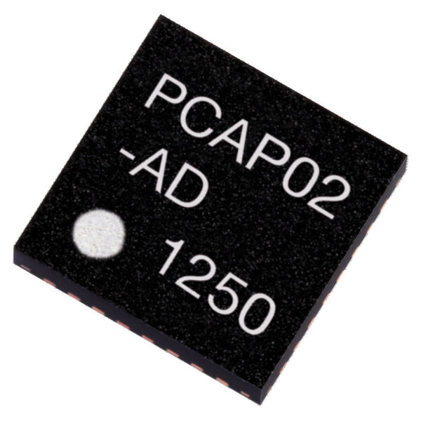 Messen im Feuchten: Der System-on-Chip IC PCapØ2 wurde speziell für die kapazitive Feuchtigkeitsmessung entwickelt (acam)