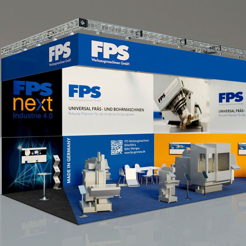 In addition to several milling machines for training and industry, FPS Werkzeugmaschinen will present its new machine management system FPS next Industrie 4.0 in Hall 12, Stand A07.