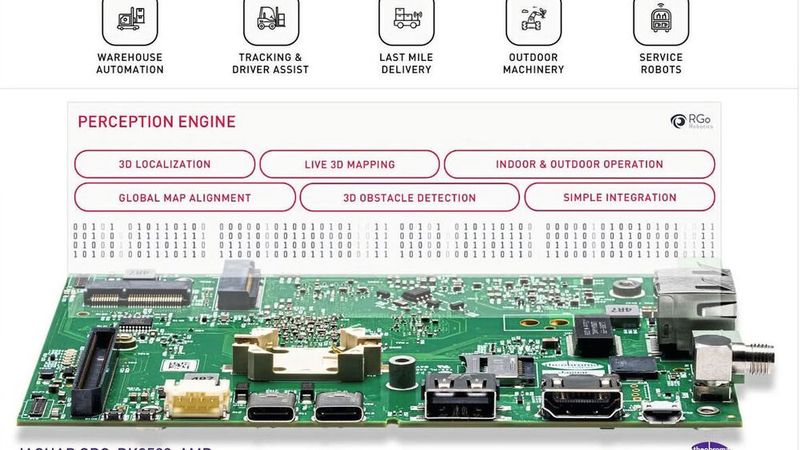 Der Single-Board-Computer Jaguar SBC-RK3588-AMR ist speziell für Anwendungen mit künstlicher Intelligenz und Computer Vison ausgelegt.(Bild:  Theobroma System Design)