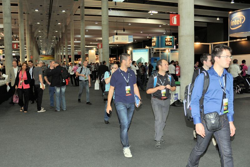 Mehr als 150 Anbieter präsentierten sich im Messebereich. (Michael Hase / IT-BUSINESS)