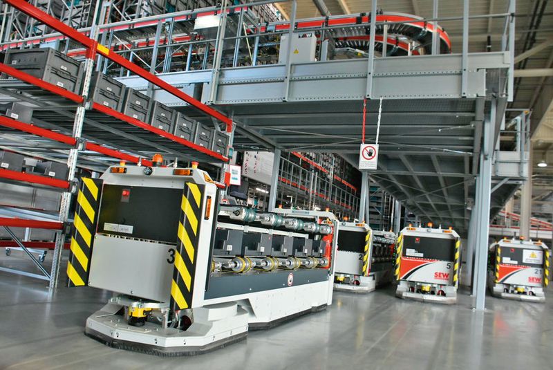 Quelques vues de cette industrie 4.0 telle que mise en pratique en Alsace chez SEW Usocome. (Gaël Klein)