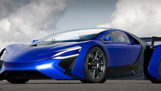 Das chinesische Unternehmen Techrules hat auf dem Genfer Salon zwei Supersportwagen präsentiert. Die E-Autos setzen auf ein patentiertes Turbinen-Lade-System. (Foto: Techrules)