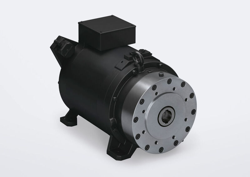 Die Torquemotoren DST2 mit integriertem Drucklager sind speziell für die starken Belastungen in der Extrusionstechnik entwickelt (Baumüller)
