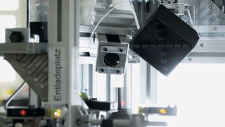 Detailansicht des Testaufbaus. (Bild: Innovision GmbH)