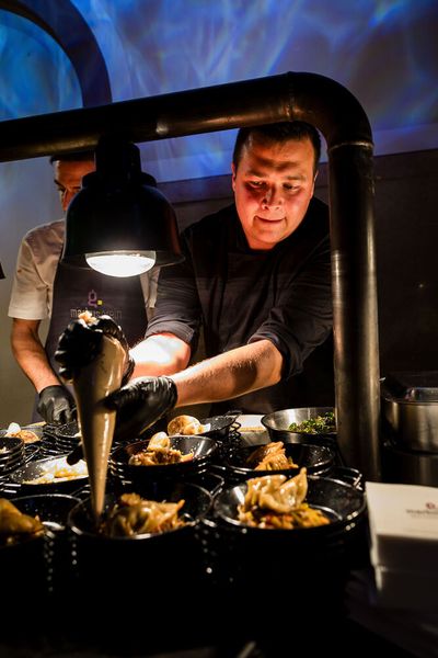 Für das leibliche Wohl ist bestens gesorgt. (Bild: Stefan Bausewein)