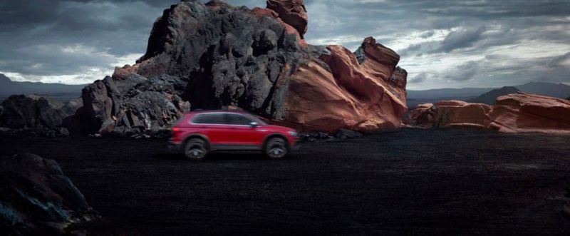 Der Tiguan GTE Active Concept: Das auf der NAIAS in Detroit vorgestellte Hybrid-SUV hat 235 kW Systemleistung und eine elektrische Kardanwelle.  (Volkswagen AG)