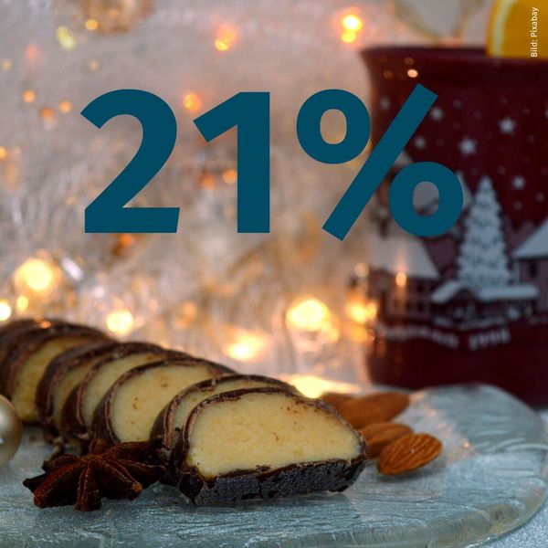 Rang 8: Bei 21 Prozent der Befragten erfreuen sich Marzipanbrot und -kartoffeln größter Beliebtheit. (Bild: frei lizenziert)