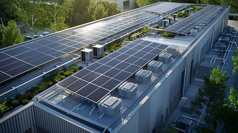 Erneuerbare Energien statt Gaskraftwerk: Das ist bislang zu AWS-Plänen im Maintal bekannt.(Bild:  Midjourney / Paula Breukel / KI-generiert)