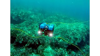 Die Variante T3U erlaubt den Einsatz in der Tiefsee: Hohe Drücke oder Salzwasser, kein Problem. (Beispielbild eines Tauchroboters von Blue Robotics) (Bild: Blue Robotics)