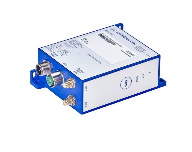 Der BAT-C2 von Hirschmann (SPS 2019: Halle 10, Stand 120) ist laut Hersteller das kompakteste Gerät seiner Art und kann sowohl als IEEE 802.11ac WLAN-Client als auch als Access Point eingesetzt werden. Er unterstützt ein schnelles Roaming und gewährleistet größtmögliche Sicherheit für automatisierte Prozesse - auch in extremen Umgebungsbedingungen der Fabrikautomatisierung und des Maschinenbaus. (Hirschmann)