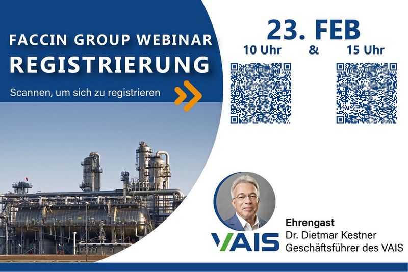 Faccin bietet Webinare am 23. Februar.