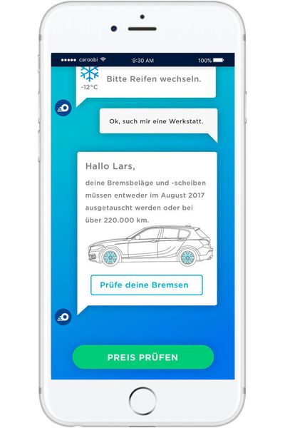 Kunden können über das Portal online ... (Caroobi)