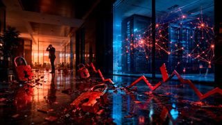 Häufig machen erst Umsatzeinbußen der Unternehmensleitung klar, dass die Verantwortung für Cybersicherheit nicht nur beim CISO liegt. (Bild: Dall-E / KI-generiert)