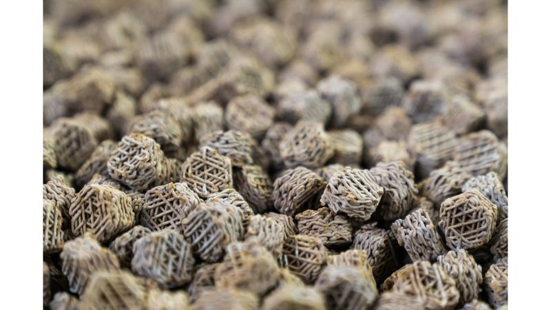 Die X3D-Katalysatoren von BASF verbinden hohe mechanische Stabilität mit einer offenen Struktur. (Bild:  BASF)