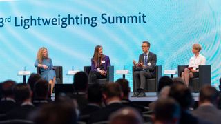 Paneldiskussion auf dem 3. Lightweighting Summit 2022 (Bild: 2022 Initiative Leichtbau)