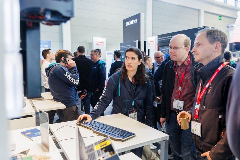Die all about automation in Friedrichshafen wächst: Sowohl bei der Besucherzahl als auch bei der Anzahl der Aussteller hat die Automationsplattform am Bodensee um mehr als 20 Prozent zugelegt. (Bild: Easyfairs)