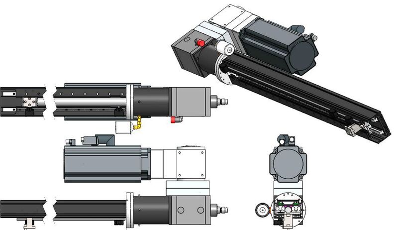 Das Bild zeigt Schnellhubgetriebe NG2 von ANT Antriebstechnik mit angebauter Perma-Schmierung (Dauerschmierung). (ANT)