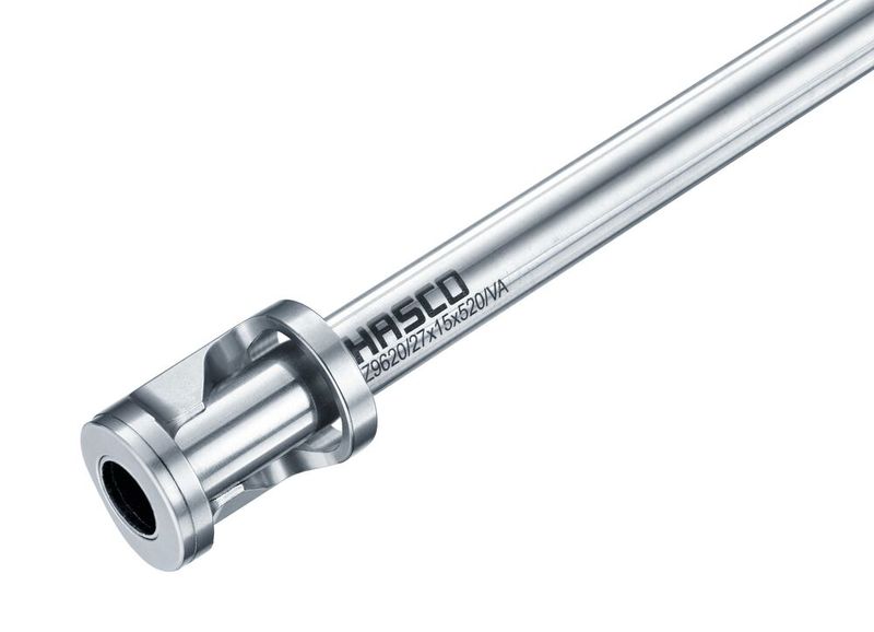 Das neue Hasco-Verteilerrohr Z9620/…/VA für Kernkühlungen steht für ein einfaches Temperieren von Formkernen. Hotspots würden damit effektiv vermieden. (Bild: Hasco)