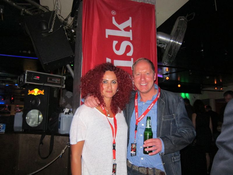 Besa Agaj, IT-BUSINESS, und Sascha Böhmer, SanDisk (IT-BUSINESS/Besa Agaj)