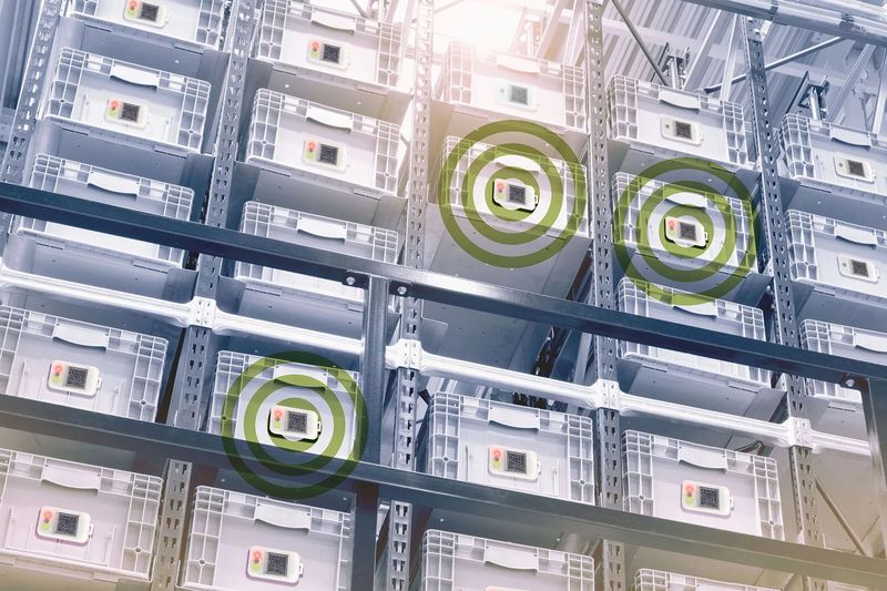 loopa hilft dabei, Kommissionierfehler und Suchzeiten mit Pick-by-Light deutlich zu reduzieren. Alle Materialbewegungen werden in Echtzeit erfasst und automatisch End-to-End verbucht.   (Quelle: Aleksandr Matveev/Adobe Stock; IoT Business Solutions GmbH)