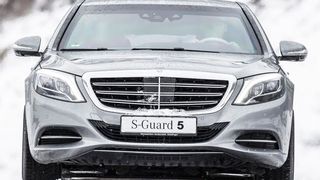 Die Hochsicherheits-Limousine Mercedes S 600 Maybach Guard kostet ab 560.000 Euro. (Foto: Grundhoff)