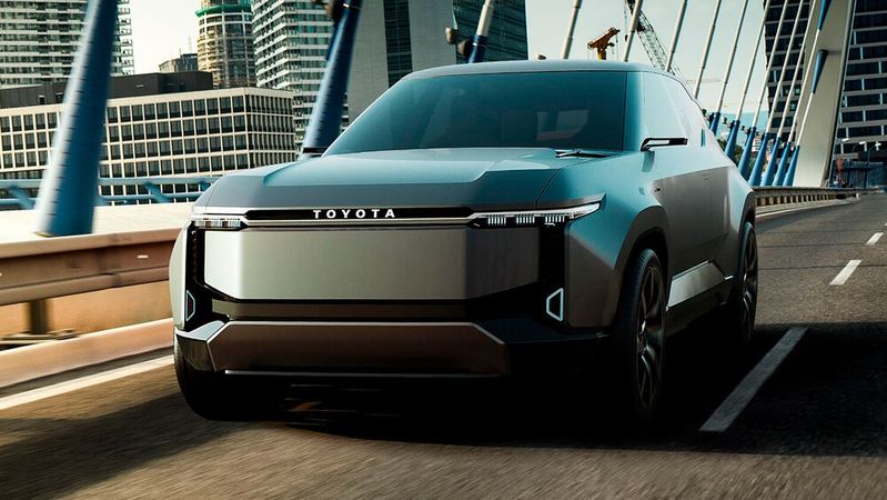 So könnte der neue, elektrifizierte Land Cruiser von Toyota aussehen.(Bild:  Toyota)