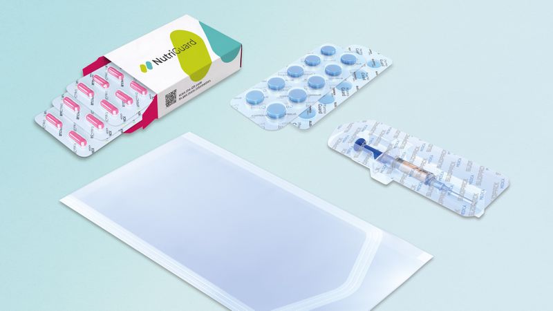 Das Verpackungsportfolio von Südpack-Medica umfasst PP-basierte Blisterkonzepte für feste Arzneiformen und Supplements sowie flexible Beutel- und Tiefziehlösungen für die sterile Medizintechnik.(Bild:  Südpack-Medica)