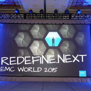 Das Motto der EMC World 2015: Redefine.Next belegt den Wandlungwillen bei EMC.