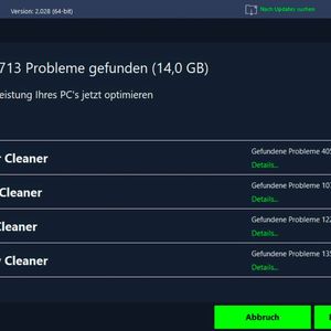 Überprüfen der Aktionen, die HDCleaner nach der Analyse durchführen kann.(Bild:  Joos (Screenshot))