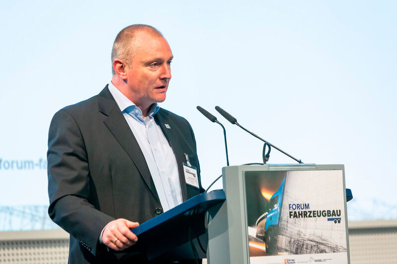 ZKF-Präsident Peter Börner bekräftigte die Bedeutung des Themas Nutzfahrzeugbau im ZKF. (Stefan Bausewein)
