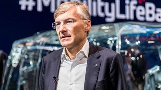 ZF-Vorstandsvorsitzender Wolf-Henning Scheider auf der CES 2020.  (ZF Friedrichshafen AG)