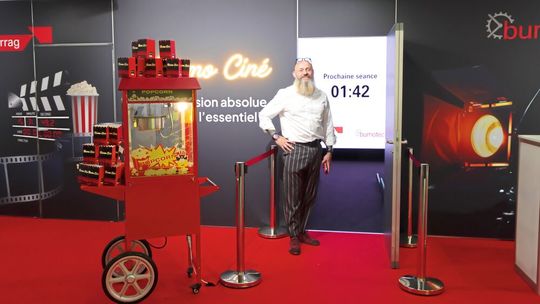 Stéphane Violante, responsable marketing international chez Starrag Vuadens SA – Bumotec & SIP, initiateur du projet « Bumo Ciné ».(Source :  MSM)