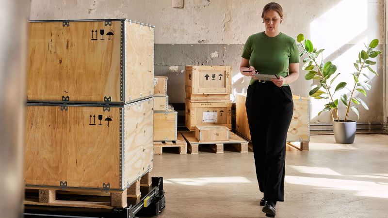 Die 3D-Ultraschallsensorink eignet sich insbesondere für mobile Roboter und automatisierte Anwendungen in Logistik, Industrie und Serviceumgebungen. (Bild:  Sonair)