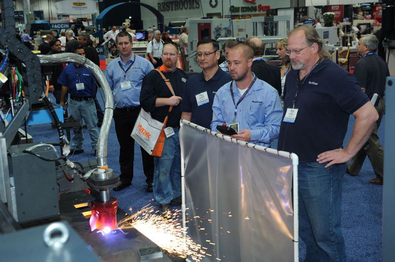 Die Messe Fabtech in Las Vegas ist für die Industrie ebenfalls wichtig. (Bild: Fabtech/Jann Hendry)