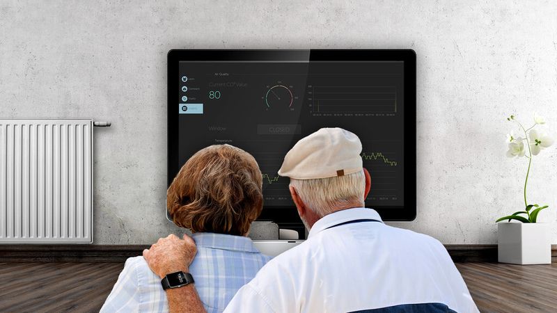 Die Lösung Vital Cube soll es ermöglichen, Senioren einfacher zuhause zu betreuen. (Bild: Nextira One)