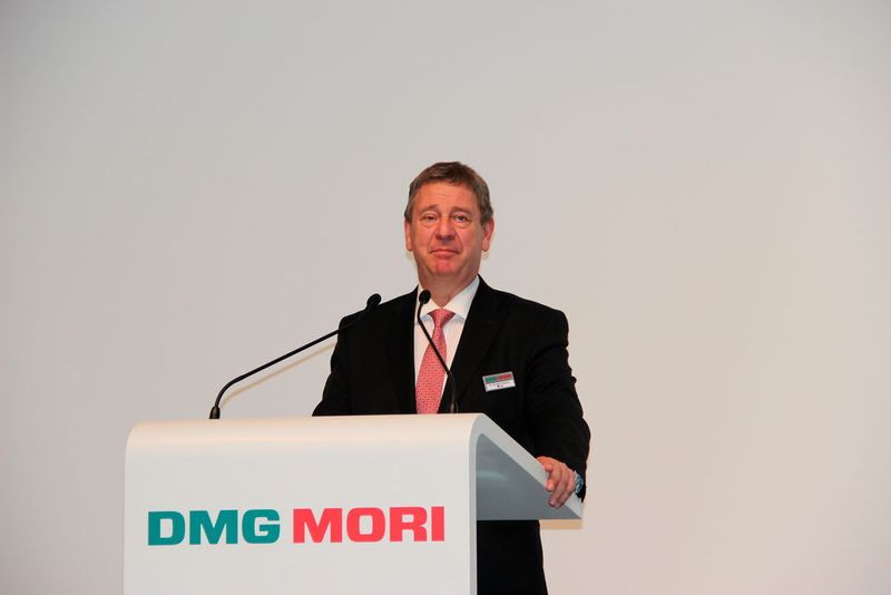 „Ulyanovsk ist das modernste Werk im DMG-Mori-Produktionsverbund”, sagte Dr. Rüdiger Kapitza, Vorstandsvorsitzender der DMG Mori AG, bei der Eröffnungsfeier. (Bild: Kroh)