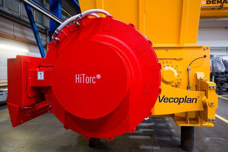 ...diese besteht aus einem patentierten Hitorc-System, das einen dynamischen anlauf- und drehstromstarken Betrieb garantiert, wie Vecoplan sagt. (Vecoplan)