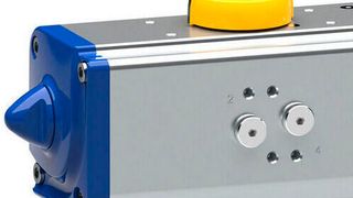 The double-acting and single-acting pneumatic actuators of the Actair Evo and Dynactair Evo type series are designed for actuating all types of part-turn valves. (Source: KSB)