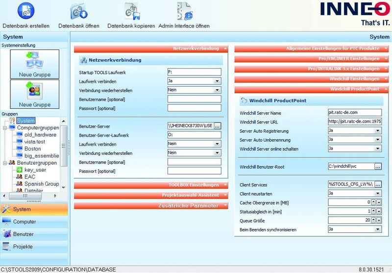Start der Arbeitsumgebung auch mit PDM-Integration(Windchill PDMLink, Pro/INTRALINK, Windchill ProduktPoint) (Archiv: Vogel Business Media)