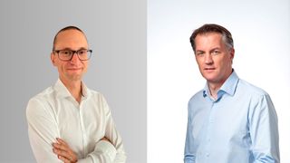 Michael Weinzierl (l.) leitet ab 1. April die Geschäfte in Österreich für Arrow. Mathias von Bescherer übernimmt neben seiner Tätigkeit als Deutschland-Chef von Arrow auch die Leitung der DACH-Region. (Bild: Arrow ECS)