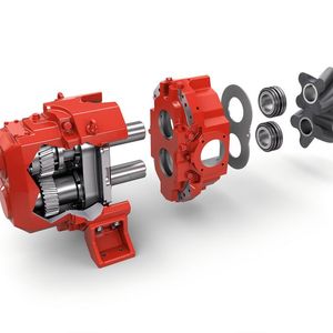 Die Drehkolbenpumpen der EP-Serie sind für extreme Bedingungen und dauerhaft hohe Drücke konzipiert.(Bild:  Vogelsang)