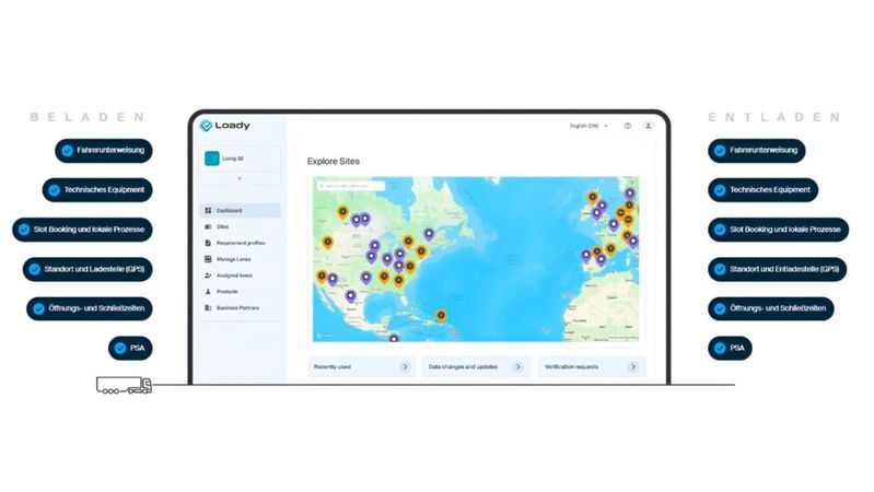 Loady will aus Aus SAP-Texten Logistikstammdaten generieren. (Bild:  Loady GmbH)